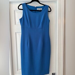 Kasper Royal Blue Sheath Dress